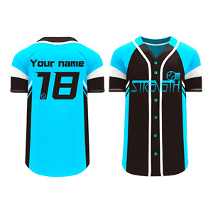 Custom <b>Baseball</b> Jersey Team Uniform Red Black Flame Sleeve Button Front Sports Shirt for Outdoor Events - Product Image 6