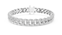 Bijoux de mariage parfaits, diamant cultivé en laboratoire, bracelet en or 18 carats et platine, bracelet tennis en argent sterling 925 pour femme, cadeau pour elle, IGI