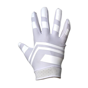 Guantes de fútbol americano deportivos de dedo completo, palma de cuero sintético con revestimiento de silicona, antideslizantes, unisex, para todas las estaciones - Product Image 1