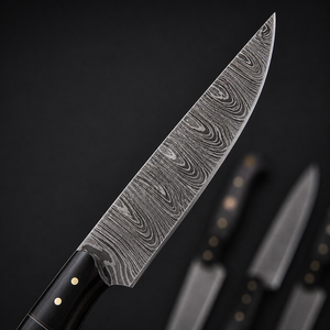 UA Supplies Hot Selling Trendiness Handmade Full Tang Damascus Steel Paring <b>Knives</b> 4-5.9in Ambidextrous Brushed Finish Kitchen - Product Image 4