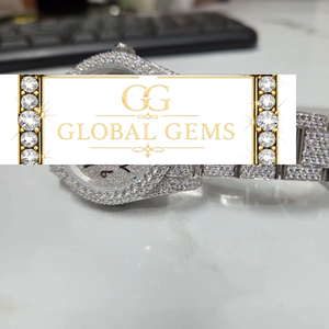 Custom Iced Square Business Hip Hop VVS Moissanite Watch <b>Automatic</b> Mechanical Movement Glass Dial Silicone Band GRA Certified - Product Image 5