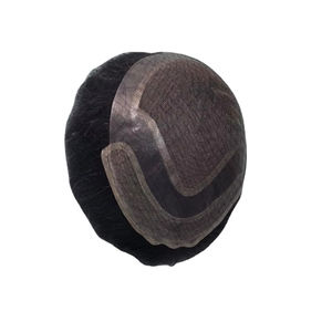 Toupet pour homme Taz Hair, 100% cheveux humains, densité 60%-150%, cheveux indiens Remy, résistant à l'eau, ondulations profondes douces - Product Image 1