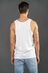 เสื้อกล้ามกีฬาผ้าฝ้ายถัก 100% ระบายอากาศได้ดี รับผลิตแบบ OEM ODM สำหรับผู้ชาย - Product Image 3