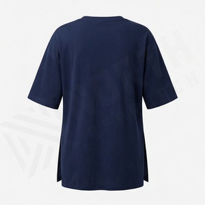 Camiseta Extra Grande Personalizada para Mujer, de Algodón, Manga Corta, con Logotipo Estampado en DTF o Termotransferencia, Ropa Urbana - Product Image 2