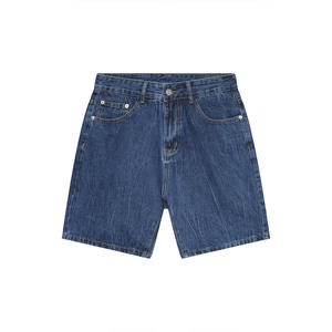 Pantalones Vaqueros Holgados de Mezclilla Pesada 100% Algodón con Cierre de Cremallera para Hombre, Fabricados a Medida - Product Image 1