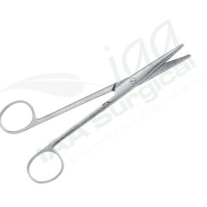 Ciseaux de dissection en acier inoxydable de classe II, lames angulées de précision, réutilisables, autoclavables, certifiés CE pour usage chirurgical et médical - Product Image 2