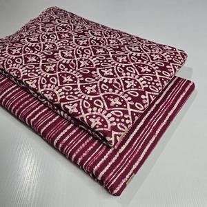 ผ้าฝ้ายแท้พรีเมียม 60x60 ลายพิมพ์ไจปุรี กว้าง 44 นิ้ว ความยาวขั้นต่ำ 10 เมตร-[5 เมตรด้านบน+5 เมตรด้านล่าง] - Product Image 1