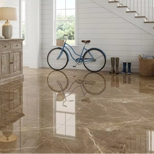 กระเบื้องปูพื้นและผนังพอร์ซเลน Enver Nero รุ่นโมเดิร์น ผิวด้านขัดเงา สำหรับตกแต่งภายในบ้าน โรงแรม สำนักงาน ขนาด 60x120 ซม. - Product Image 1