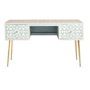 Mesa con Incrustaciones de Hueso de ILAHI, Diseño Moderno con Detalles de Ágata, Almacenamiento Portátil, Muebles para el Hogar - Product Image 6
