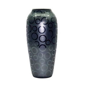 Florero de bolso, maceta de bronce, venta al por mayor, jarrones de vidrio y cristal, jarrón de vidrio transparente para mesa, florero decorativo, decoración del hogar - Product Image 1