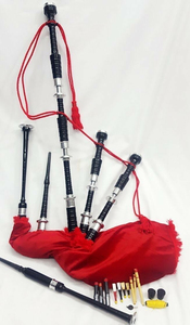 Baguettes à dents de cor en bois avec système d'air libre et des drones de basses puissants pour la scène et les défilés – Instrument de musique - Product Image 6
