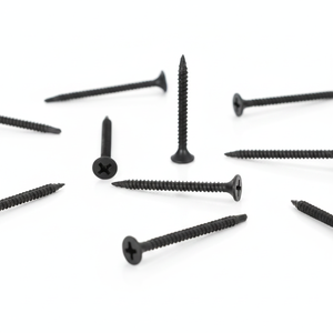 Drywall Screw Carbon Steel Phillips Drive Fine/Coarse Thread <b>Drill</b> Point Self-Drilling Bugle Head Class 8.8 Phosphate Coated - Product Image 1