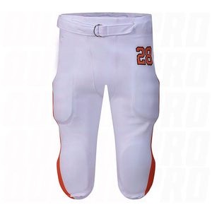 Womens White Red Color Block Compression Pants Moisture Wicking Breathable Quick Dry Four Way Stretch <b>Athletic</b> Wear fitness - Product Image 3