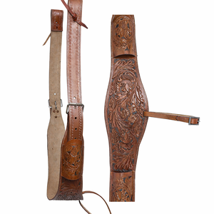 Sangle de selle western en cuir artisanal de qualité supérieure, réglable, accessoire pour selle de cheval, idéale pour le ranch et la randonnée équestre - Product Image 1