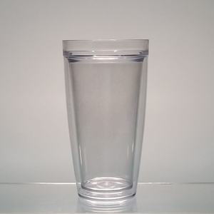 Double Walled Clear Acrylic <b>Plastic</b> Tumbler - Product Image 2