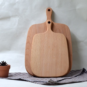 Planche à découper en bois de hêtre, simple, pour la cuisine, la pâtisserie, accessoires de cuisine pour enfants - Product Image 1