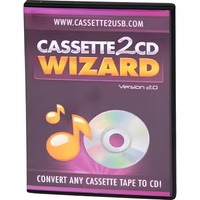 Convertitore Cassette2USB Registratore Digitale da Audiocassetta a USB Portatile in Plastica Nera