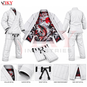 Uniforme de Jiu Jitsu de Buena Calidad, Servicio OEM ODM, Último Diseño, Venta al Por Mayor, Mejor Material, Algodón Cómodo, Gi de Jiu Jitsu BJJ para Hombre - Product Image 5