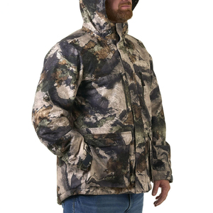 Vêtement de chasse confortable, imperméable, respirant, coupe-vent, anti-humidité, chaud, en velours côtelé 100% coton, antibactérien, pour l'automne - Product Image 2