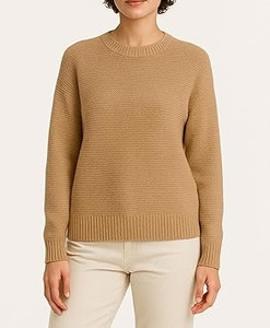 Suéter de Punto Texturizado para Mujer, Cuello Alto, Manga Larga, Estilo Casual y Relajado, Suave y Cálido, para Otoño e Invierno, Ropa al por Mayor - Product Image 6