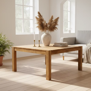 โต๊ะอาหารคามิ เฟอร์นิเจอร์ไม้สักทนทานสำหรับผู้นำเข้าระดับโลกและตลาดขายส่งระหว่างประเทศ - Product Image 1