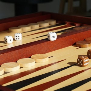 High-Quality Leather Portable <b>Backgammon</b> Board Game <b>Set</b> ODM/OEM Brand LS Model Factory Professional Personalized Pieces Travel - Product Image 5