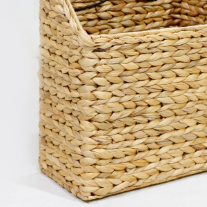 Handmade Water Hyacinth Cat Wall <b>Hanging</b> Basket Nursery Toy Storage Organizer <b>Bin</b> - Product Image 4