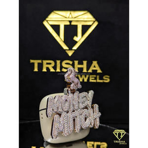 จี้ห้อยคอพรีเมียมระดับไฮเอนด์ "MONEY MITOH" เงินแท้ 925 ประดับเพชรโมอิสซาไนต์ VVS โดย Trisha Jewels - Product Image 2
