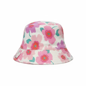 Sombrero de Pescador Unisex de Piel Sintética con Bloques de Color, Sombrero de Sol de Algodón a la Moda, Silueta Clásica, Paleta de Colores Pastel, Moderno para las Cuatro Estaciones - Product Image 1