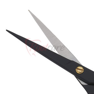 Custom Design <b>Left</b>-<b>Handed</b> Foldable Long Handle Stainless Steel Barber <b>Scissors</b> High Quality New Arrival - Product Image 6