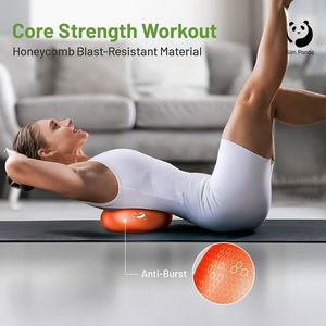 Pelota de Pilates Pequeña de 9 Pulgadas, Antiexplosión, para Yoga, Estabilidad, Ejercicios de Fortalecimiento del Core, Fisioterapia - Product Image 3