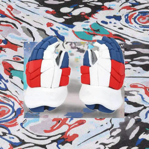 High Performance Ice Hockey Gloves With 4Way Stretch Fabric And Reinforced <b>Grip</b> For Maximum <b>Control</b> - Product Image 5