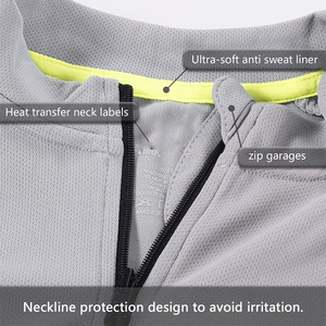 Jersey de Ciclismo Personalizado de Manga Corta, Color Sólido, Transpirable, Antibacterial, de Secado Rápido, Alta Calidad, 100% Poliéster, MOQ Bajo - Product Image 6