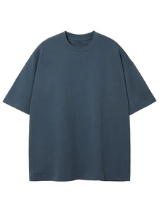 Oversized T-shirt for <b>Men</b> Organic Cotton <b>Men's</b> Tshirts Short <b>Sleeve</b> T-Shirt Top Summer <b>Mens</b> Top Regular Length Plain Dyed Fit - Product Image 4