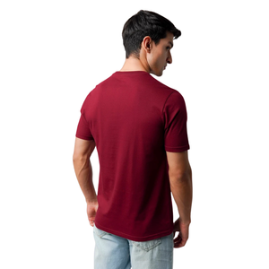 Mens <b>Plain</b> Crew Neck Cotton T Shirt Short Sleeve Soft Breathable Casual Regular Fit Summer <b>Tee</b> Custom OEM Apparel Clothing - Product Image 2