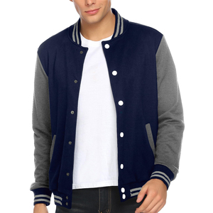 Chaqueta Universitaria Varsity de Alta Calidad de Fabricante OEM, Parches Bordados Personalizados, Chaqueta de Invierno para Hombre - Product Image 1