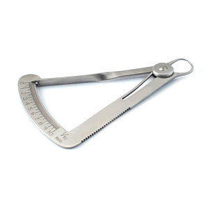 Calibrador Iwanson para Metal, con Punta y Resorte, 0-10 mm, Precisión de Lectura de 10 cm, Instrumento Dental de Medición - Product Image 1
