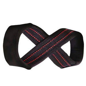 Sangles de levage en forme de huit robustes, toutes tailles disponibles, vente en gros, pour soulevé de terre et powerlifting - Product Image 2
