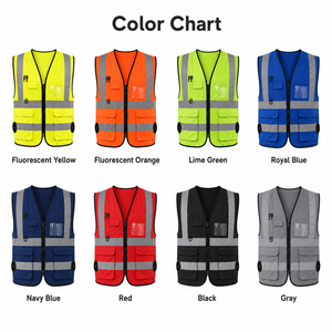 High-Visibility Reflective uniform Vest with Cooling Fan, Multi-Pocket Design & <b>ID</b> <b>Holder</b> - Product Image 4