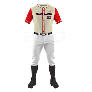 Uniforme de baseball moderne avec un design personnalisé élégant, comprenant le nom, le numéro et le logo sur le maillot pour les sports d'équipe compétitifs - Product Image 2
