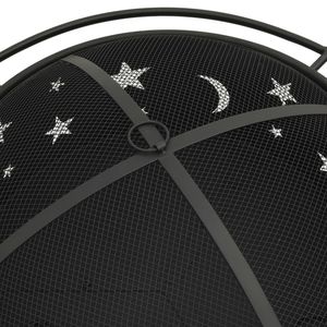 Braciere XXL in Acciaio da 76 cm con Paletta, Accessorio Premium per Ritrovi all'Aperto - Product Image 6