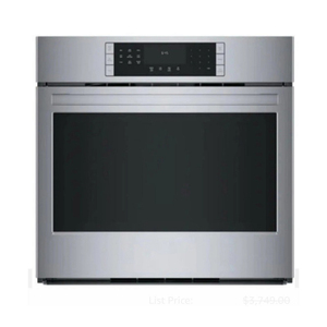 Horno Eléctrico de Pared Bosch Serie 800 HBL8453UC de 30 Pulgadas, Inteligente, de Acero Inoxidable - Product Image 1