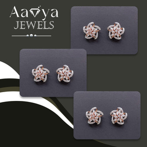 Pendientes de Diamantes Cultivados en Laboratorio, Certificados por HRD, Oro Sólido de 14K de Lujo para Mujer, para Usar en Todas las Ocasiones, Compre Directamente a un Proveedor Indio de Confianza - Product Image 3