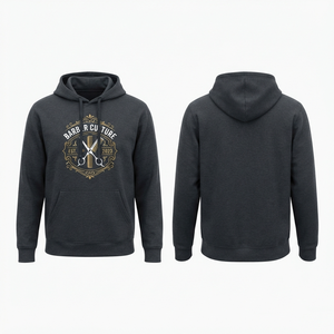 Sudadera con Capucha Premium de Algodón y Poliéster para Mujer, 320 GSM, Color Coral, con Logotipo Personalizado Serigrafiado en la Parte Delantera y Trasera, Bolsillo Tipo Canguro - Product Image 2