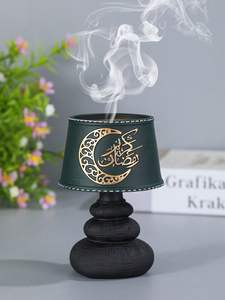 ของตกแต่งของขวัญแต่งงาน, ของตกแต่งโต๊ะกลางแบบอิสลาม, กระถางใส่บัคฮูร, เตาเผาอูดตกแต่ง, ของตกแต่งบ้านสไตล์อาหรับ - Product Image 3