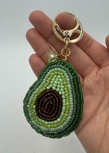 Ethnic Inspired Beaded Embroidery Eco-Friendly Wedding Handmade Colorful <b>Keychain</b> Charm - Product Image 3