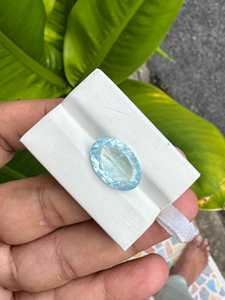พลอยอะความารีนสีฟ้าธรรมชาติ รูปทรงอื่นๆ น้ำหนัก 2.00 กะรัต ZUBEDA GEMS JEWELLRY สำหรับทำเครื่องประดับ พลอยประจำเดือนธันวาคม ขายส่ง - Product Image 5