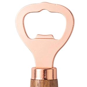 Ouvre-bouteille manuel personnalisé écologique avec poignée en bois, finition laiton, ouvre-bouteille en métal, ouvre-bouteille de cuisine - Product Image 3