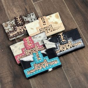 Cartera de Cuero Hecha a Mano de Alta Capacidad, Nueva Moda, Cartera de Viaje Bifold de Cuero Vacuno Genuino para Mujer - Product Image 4