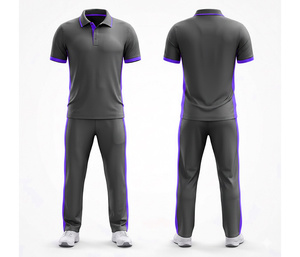 Full Custom <b>Cricket</b> Uniform with Premium Sublimation Technology | Men Women Youth <b>Cricket</b> Wears Polo Shirt and Trouser Full Team - Product Image 4